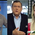 Neto, Milton Neves e Renata Fan não vivem o clima mais amigável dos mundos (Foto montagem: TV FOCO)