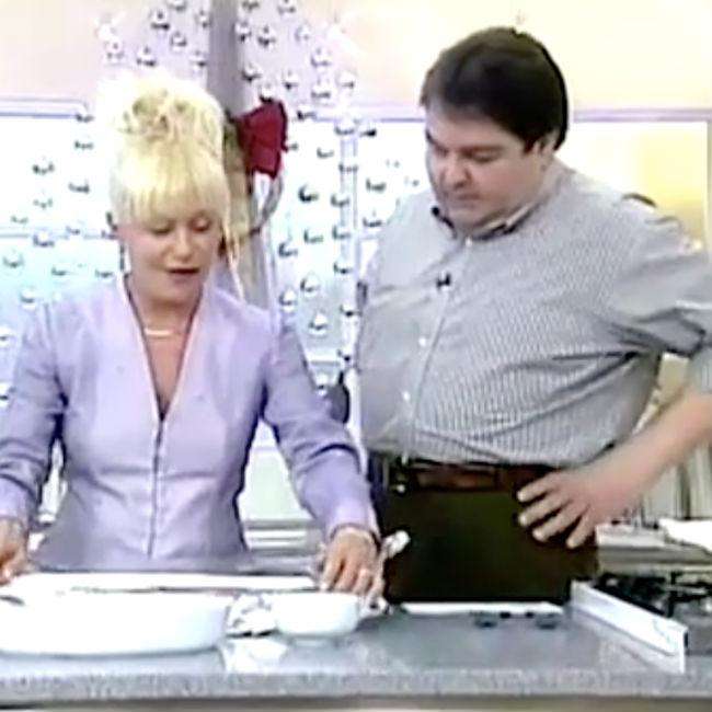 Na época Faustão não quis o prato de Ana (Foto: Reprodução)