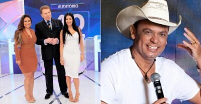 Simone e Simaria com Silvio Santos (Foto: Reprodução)