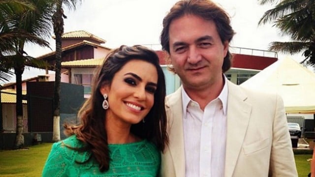 Ticiana e o marido, Joesley Batista. (Foto: Divulgação)