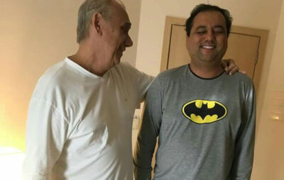 Marcelo Rezende e Geraldo Luís (Foto reprodução)