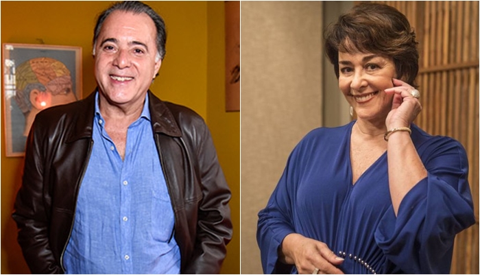 Atores Tony Ramos e Nívea Maria estarão em "Tempo de Amar" e "O Sétimo Guardião". (Foto: Montagem/Divulgação)