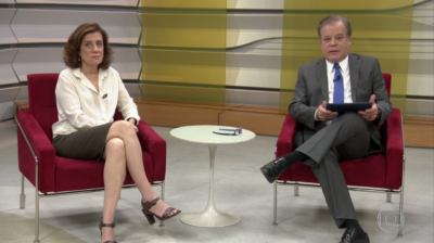 Miriam Leitão e Chico Pinheiro no 