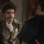 Caio Castro (Dom Pedro) em cena de "Novo Mundo"
(Foto: Reprodução/Globo)