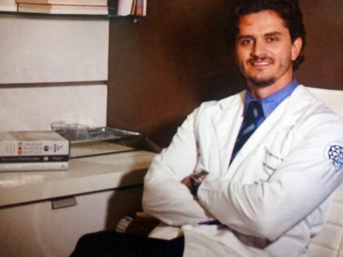 Marcos antes de entrar no "BBB" (Foto: Reprodução)