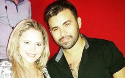 Eliza e Daniel, que está vivo. Foto - reprodução/arquivo pessoal.