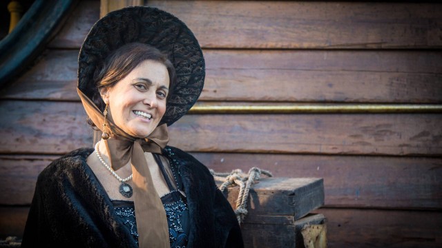 A atriz Márcia Cabrita como Narcisa (Foto: Paulo Belote/Rede Globo/Divulgação)