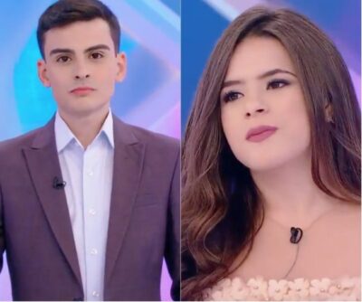 Maisa Silva e Dudu Camargo (Foto reprodução: SBT)