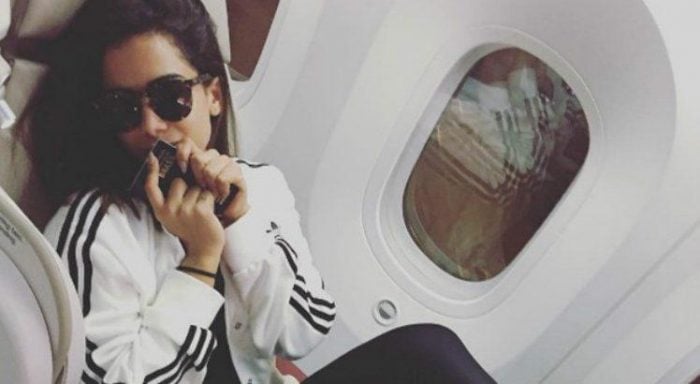 Anitta em viagem (Foto: Reprodução)