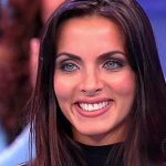 Carla na época do Faustão. Foto - reprodução.