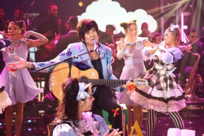 Eriberto Leão foi Adriana Calcanhoto (Foto Gshow/ Globo)