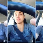 Débora Nascimento chora ao volante ao falar de perda de peso (Foto reprodução)