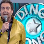 Faustão durante o "Ding Dong". (Foto: Reprodução/Globo)