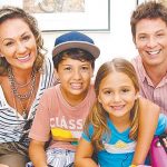 Frias, mulher e filhos. Foto - divulgação.