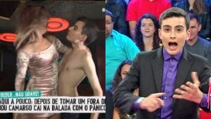 Dudu Camargo participou de quadro do Pânico, além de comandar o programa (Foto montagem: TV Foco)