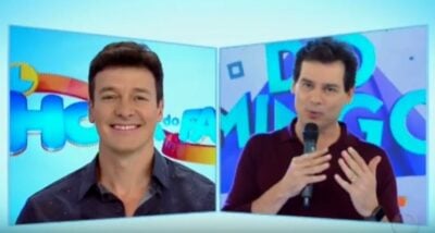 Encontro histórico (Foto: Reprodução/RecordTV)