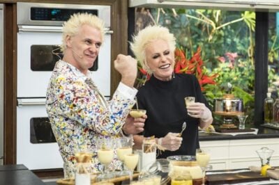 Supla e Ana Maria Braga no 