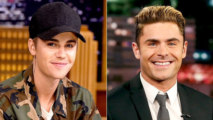 Justin Bieber e Zac Efron (Foto: Divulgação)