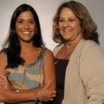 Patrícia, a morena, ao lado de Ana Maria. (Foto: Divulgação)