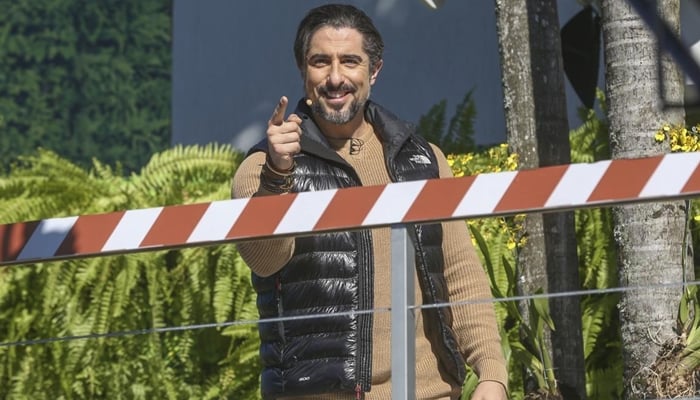 Marcos Mion na estreia de "A Casa" (Foto: Antonio Chahestian/Record)