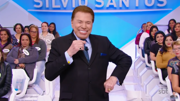 Silvio Santos, dono do SBT, desbancou a Globo (Foto: Reprodução/SBT/YouTube)