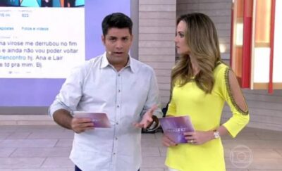 O apresentador divide o programa com Ana Furtado (Foto: Reprodução)