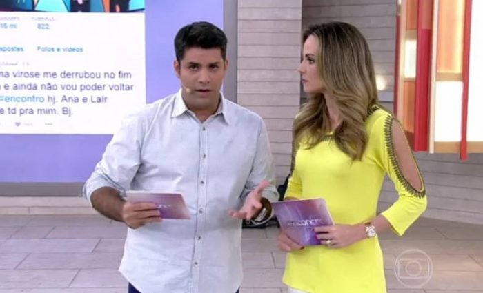 O apresentador divide o programa "Encontro" com Ana Furtado (Foto: Reprodução)