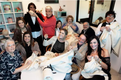 Artistas do SBT em ação social (Foto: Divulgação/SBT)