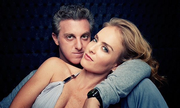 Angélica deu bronca em Luciano Huck na TV (Foto: Reprodução)