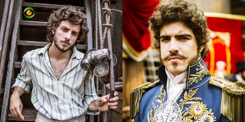 Joaquim pode ser o filho perdido de Amália (Vanessa Gerbelli) (Foto: Montagem/Tv Foco)