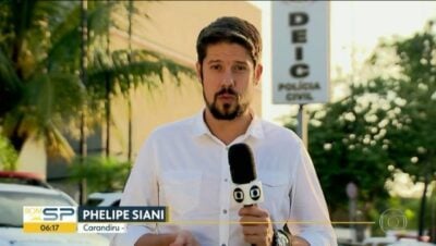 O ex-repórter da Globo, Phelipe Siani. (Foto: Reprodução/Globo)