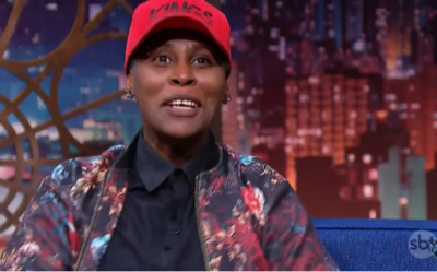 Pepê no The Noite. Foto - reprodução/YouTube.