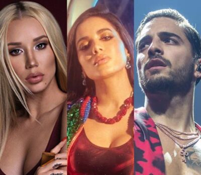 Iggy, Anitta e Maluma (Foto: Reprodução)