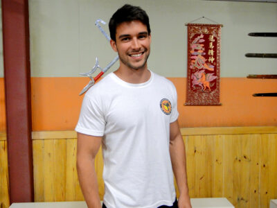 Bernardo Velasco em sua estreia na Globo (Foto: Divulgação)