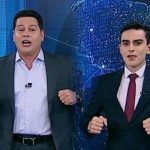 Dudu Camargo e Marcão do Povo no Primeiro Impacto. (Foto: Reprodução)