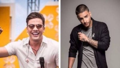Wesley e Maluma se estranham (Foto: Reprodução)