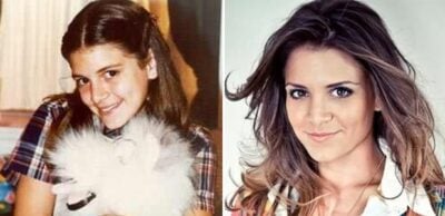 Renata del Bianco antes e depois. (Foto: Reprodução)