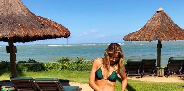 A apresentadora Ticiane Pinheiro clicada por César Tralli