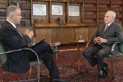 O jornalista Kennedy Alencar já entrevistou o presidente em outra ocasião (Foto: Divulgação/SBT)