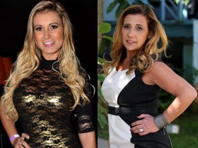 Rita Cadillac e Andressa Urach na época da Fazenda 6 (Foto reprodução).