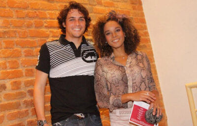 Felipe e a ex-mulher (Foto: Reprodução)