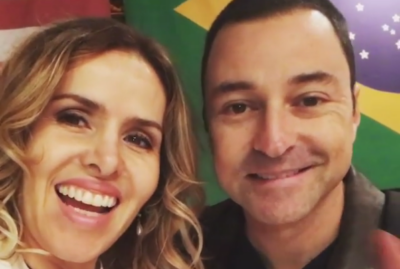 Leona e Emílio na Casablanca. Foto - reprodução.
