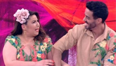 Mariana Xavier fica chocada com nota baixa no Dança dos Famosos. (Foto reprodução)