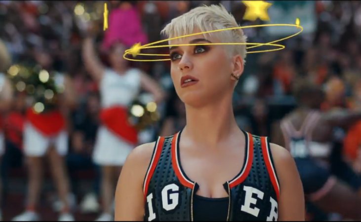 Katy Perry em seu novo clipe. Foto - reprodução.
