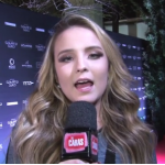 Larissa em entrevista. Foto - reprodução.