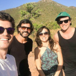 Caio Paduan, Juliano Cazarré, Bianca Bin e Sergio Guizé
(Foto: Reprodução/Instagram)