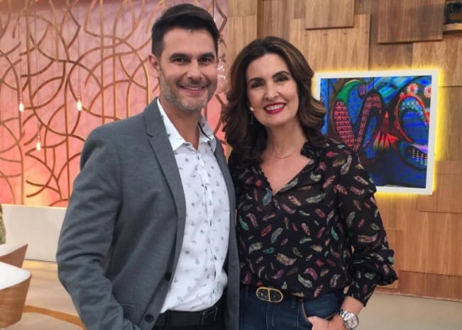 Fátima Bernardes e o médico Fernando Gomes Pinto (Foto: Divulgação)