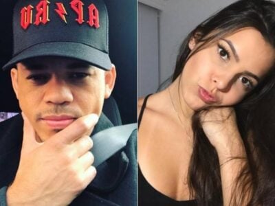 Emilly e o melhor amigo de Neymar (Foto: Reprodução)