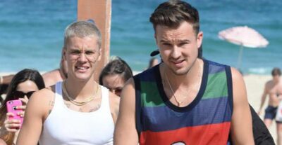Justin e o pastor. (Foto: Reprodução)