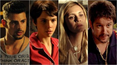 Cauã Reymond, Débora Falabella, Adriana Esteves e Murilo Benício. (Foto: Montagem/Divulgação)